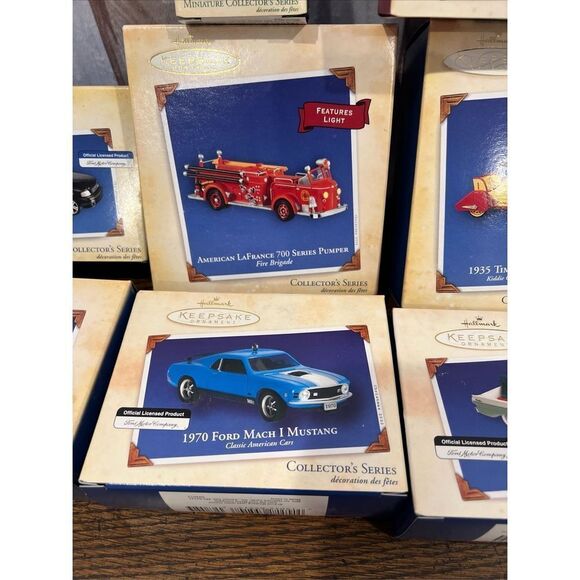 Lot of 8 Harley Davidson and Mustang & Truck Hallmark Ornaments - Picture 5 of 7